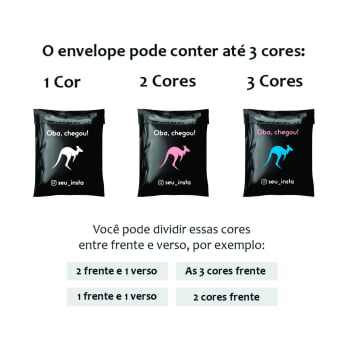 ENVELOPE DE SEGURANÇA BLACK 19 x 25