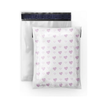 Saco De Correio  Branco / Rosa 32 x 40 - 50 uni